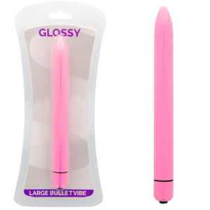 Glossy Minivibrator Deep Rose, slank en stil Glossy Minivibrator Deep Rose, slank en stil - Afbeelding 1