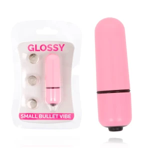 Glossy Minivibrator Kogelvibe roze, klein en stil