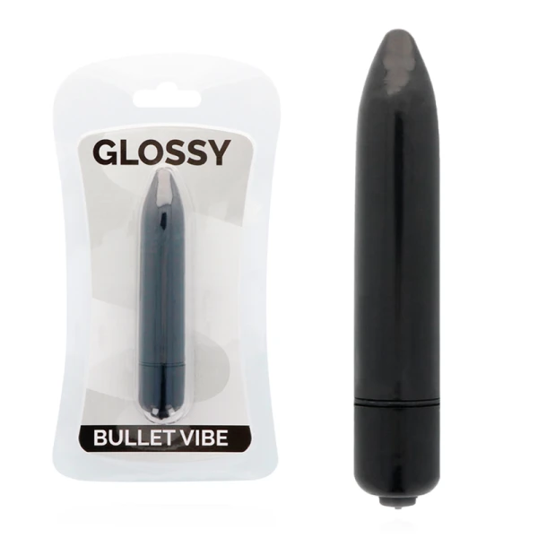 Glossy Minivibrator Vibe Black, slim and quiet