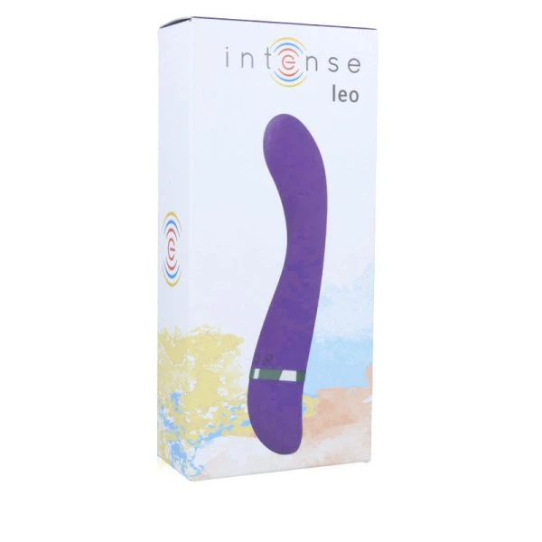 Intense High Tech Leo Vibrator van siliconen met 30 standen, paars