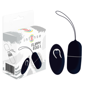 Intense Remote Control Flippy I trillend ei met afstandsbediening zwart Intense Remote Control Flippy I trillend ei met afstandsbediening zwart - Afbeelding 1