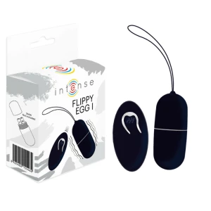 Intense Remote Control Flippy I vibrierendes Ei mit Fernbedienung schwarz