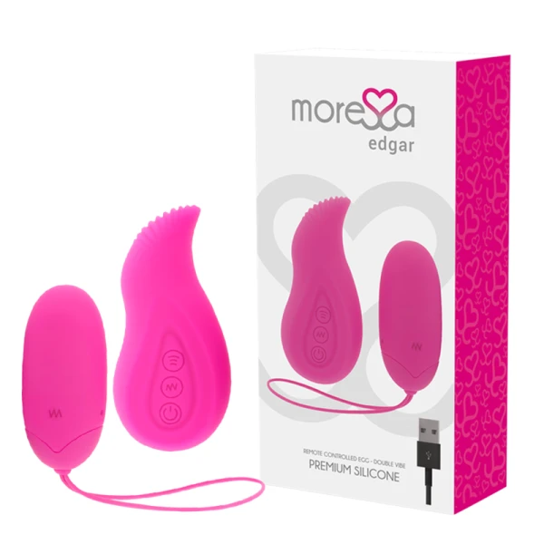 Moressa Edgar siliconen vibrator met afstandsbediening Moressa Edgar siliconen vibrator met afstandsbediening