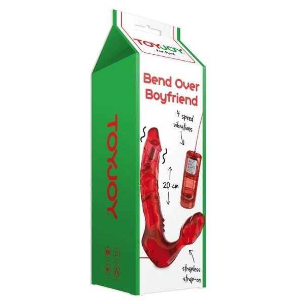 Toyjoy Strap-On Dildo mit Vibrator für Paare, 17 x 3,5 cm