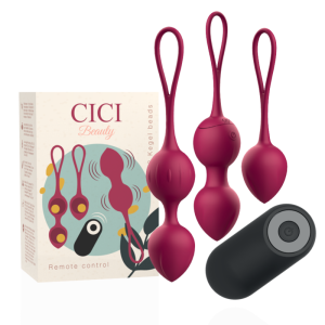 CICI Beauty Silikon-Kegelperlen 3 Vibrationsmodi Fernbedienung CICI Beauty Silikon-Kegelperlen 3 Vibrationsmodi Fernbedienung – Bild 1