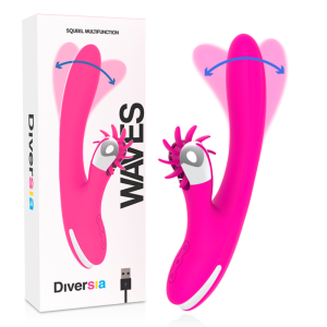 Diversia Hasenwellen 24 CM Parelvibrator met Golfbeweging Diversia Hasenwellen 24 CM Parelvibrator met Golfbeweging - Afbeelding 1