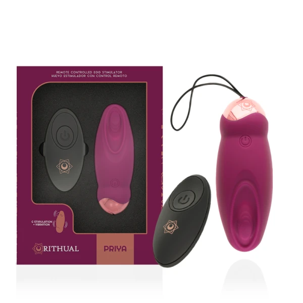 Rithual Priya EGG Trillingsei met afstandsbediening, G-punt + trilling