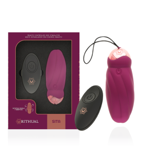 Rithual Sita Eieren met Afstandsbediening, Roterende Kralen en Trilling Rithual Sita Eieren met Afstandsbediening, Roterende Kralen en Trilling - Afbeelding 2