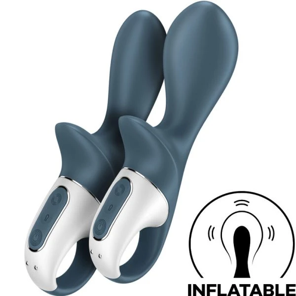 Satisfyer Vibrator Booty 2 opblaasbare anale vibrator, donkergrijs