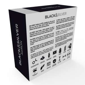 Black&silver Agron Cockring-Vibrator mit Fernbedienung und Uhr Black&silver Agron Cockring-Vibrator mit Fernbedienung und Uhr – Bild 8