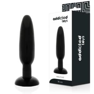 Addicted Toys Analplug aus flexiblem TPR, 14 x 3,5 cm