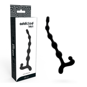 Addicted Toys Analketting met 5 ballen, 22 cm, zijdezacht TPR Addicted Toys Analketting met 5 ballen, 22 cm, zijdezacht TPR - Afbeelding 1