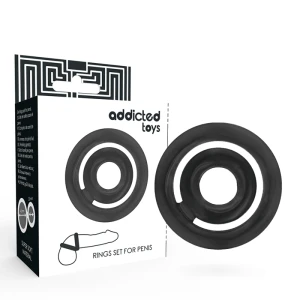 Addicted Toys Potenz-C-Ring Penisring schwarz