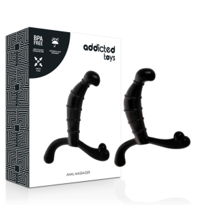 Addicted Toys Prostatastimulator Anaalplug van TPR, 11,3 cm lengte, zwart Addicted Toys Prostatastimulator Anaalplug van TPR, 11,3 cm lengte, zwart - Afbeelding 1