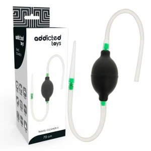 Addicted Toys Enema-Set in het zwart – Klysma voor reizigers