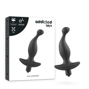 Addicted Toys Analvibrator mit schwarzer Vibration und Perle für Prostata-Massage