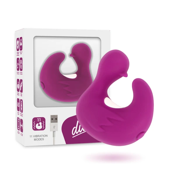 Coverme Duckymania Opgelegde Vibrator Vingerhoed Silicone Oplaadbaar