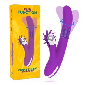 FUN Function Bunny Funny Rotation 2.0 Parelvibrator met Rotatie- en Oscillatiemodi