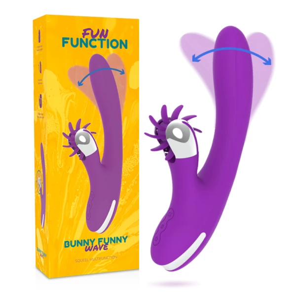 FUN Function Bunny Funny Wave 2.0 Parelvibrator 24 cm
