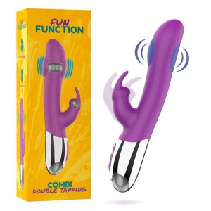 FUN Function Kombi-Doppeltaste Clitoris-Stimulator met twee motoren