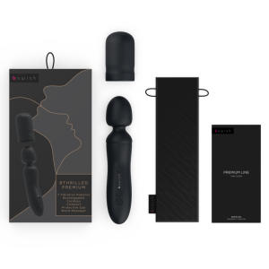 B Swish Bthrilled Premium Magische Staf Vibrator Zwart B Swish Bthrilled Premium Magische Staf Vibrator Zwart - Afbeelding 4