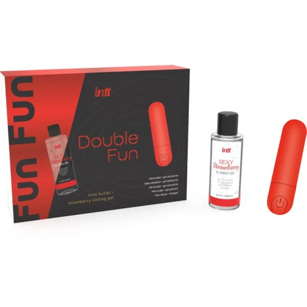 Intt Releases Dubbele Pret-Kit met vibrerende bal en aardbeienmassagegel