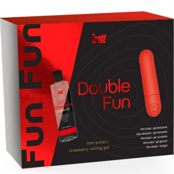 Intt Releases Dubbele Pret-Kit met vibrerende bal en aardbeienmassagegel