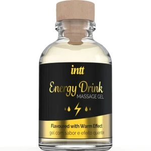 Intt Massage & Oral SEX Massagegel met Energy-Drink-Aroma en warmte-effect, 30 ml