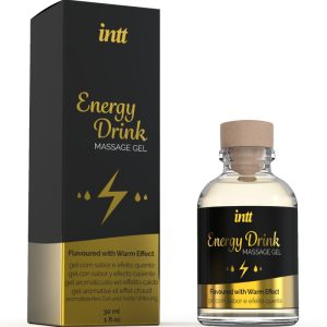 Intt Massage & Oral SEX Massagegel mit Energy-Drink-Aroma und Wärmeeffekt, 30 ml – Bild 2
