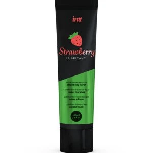 Intt Lubricants Strawberry Water-Based Lubricant, Edible