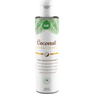 Intt Vegan Line Massage Oil with sweet coconut flavor, 150 ml