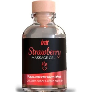 Intt Massage & Oral Sex Massage Gel with warming effect Strawberry flavor 30 ml