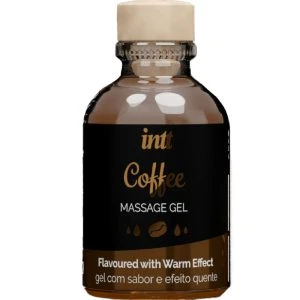 Intt Massage & Oral Sex Massage Gel with coffee flavor and hot effect, 30 ml