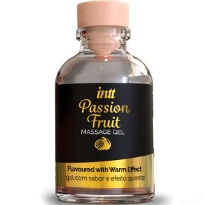 Intt Massage & Oral SEX Massagegel met passievruchtensmaak en warmte-effect 30 ml