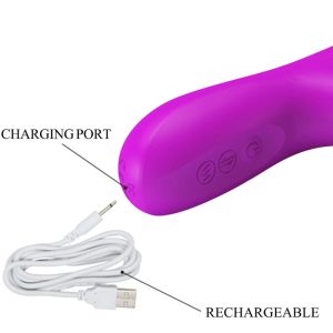 High Tech Pretty Love Reese Vibrator met rotatie- en stootfunctie, paars High Tech Pretty Love Reese Vibrator met rotatie- en stootfunctie, paars - Afbeelding 9