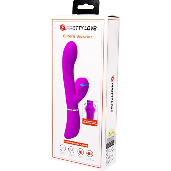 High Tech Pretty Love Clitorisvibrator met likfunctie, paars