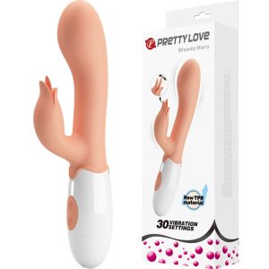 High Tech Pretty Love Bloody Mary Vibrator met Clitorisstimulator, vleeskleurig High Tech Pretty Love Bloody Mary Vibrator met Clitorisstimulator, vleeskleurig - Afbeelding 8