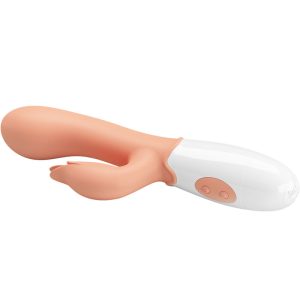 High Tech Pretty Love Bloody Mary Vibrator met Clitorisstimulator, vleeskleurig High Tech Pretty Love Bloody Mary Vibrator met Clitorisstimulator, vleeskleurig - Afbeelding 3