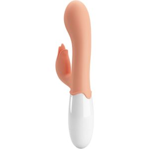 High Tech Pretty Love Bloody Mary Vibrator met Clitorisstimulator, vleeskleurig High Tech Pretty Love Bloody Mary Vibrator met Clitorisstimulator, vleeskleurig - Afbeelding 2
