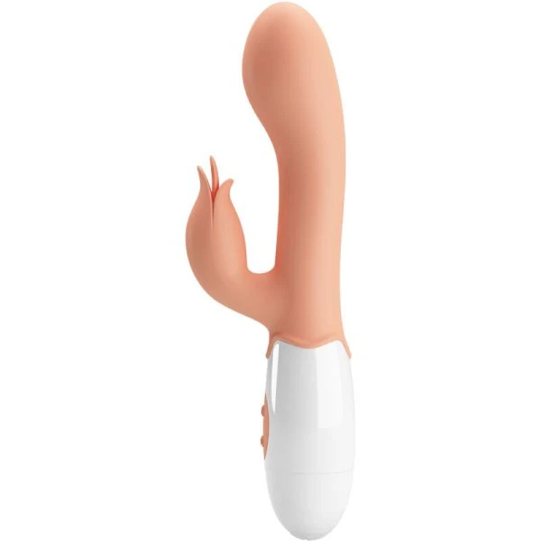 High Tech Pretty Love Bloody Mary Vibrator met Clitorisstimulator, vleeskleurig