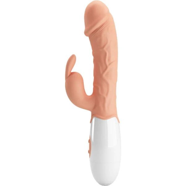 High Tech Pretty Love Paashaasvibrator met Clitorisstimulator vleeskleur
