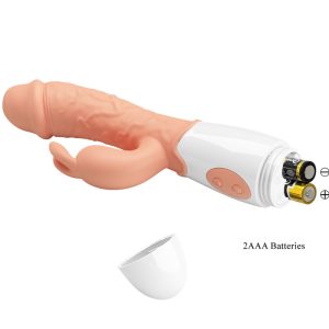 High Tech Pretty Love Paashaasvibrator met Clitorisstimulator vleeskleur High Tech Pretty Love Paashaasvibrator met Clitorisstimulator vleeskleur - Afbeelding 6