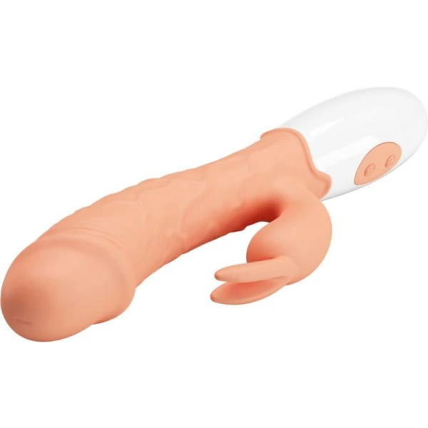 High Tech Pretty Love Paashaasvibrator met Clitorisstimulator vleeskleur