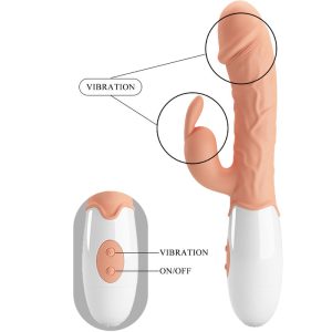 High Tech Pretty Love Paashaasvibrator met Clitorisstimulator vleeskleur High Tech Pretty Love Paashaasvibrator met Clitorisstimulator vleeskleur - Afbeelding 8