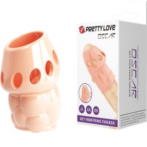 FOR HIM Pretty Love Oscar Natuurlijke Penisverdikker van TPR, huidskleur FOR HIM Pretty Love Oscar Natuurlijke Penisverdikker van TPR, huidskleur - Afbeelding 1