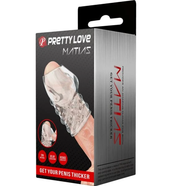 FOR HIM Pretty Love Matias Penisverdikker transparant FOR HIM Pretty Love Matias Penisverdikker transparant
