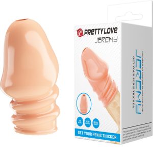 FOR HIM Pretty Love Jeremy Natuurlijke Penisverdikker van TPR, huidskleur FOR HIM Pretty Love Jeremy Natuurlijke Penisverdikker van TPR, huidskleur - Afbeelding 1