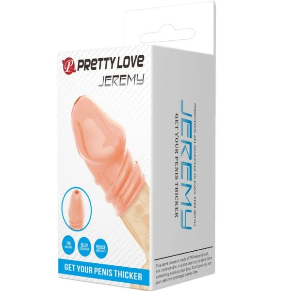 FOR HIM Pretty Love Jeremy Natuurlijke Penisverdikker van TPR, huidskleur FOR HIM Pretty Love Jeremy Natuurlijke Penisverdikker van TPR, huidskleur