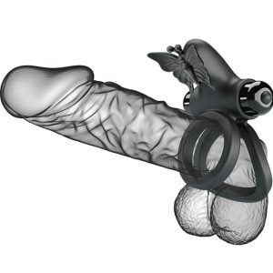 FOR HIM Pretty Love Dubbele Vibratorring met Stimulator, Siliconen FOR HIM Pretty Love Dubbele Vibratorring met Stimulator, Siliconen - Afbeelding 7