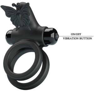 FOR HIM Pretty Love Dubbele Vibratorring met Stimulator, Siliconen FOR HIM Pretty Love Dubbele Vibratorring met Stimulator, Siliconen - Afbeelding 9
